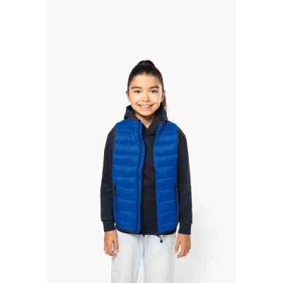 Kid's lightweight sleeveless padded jacket
